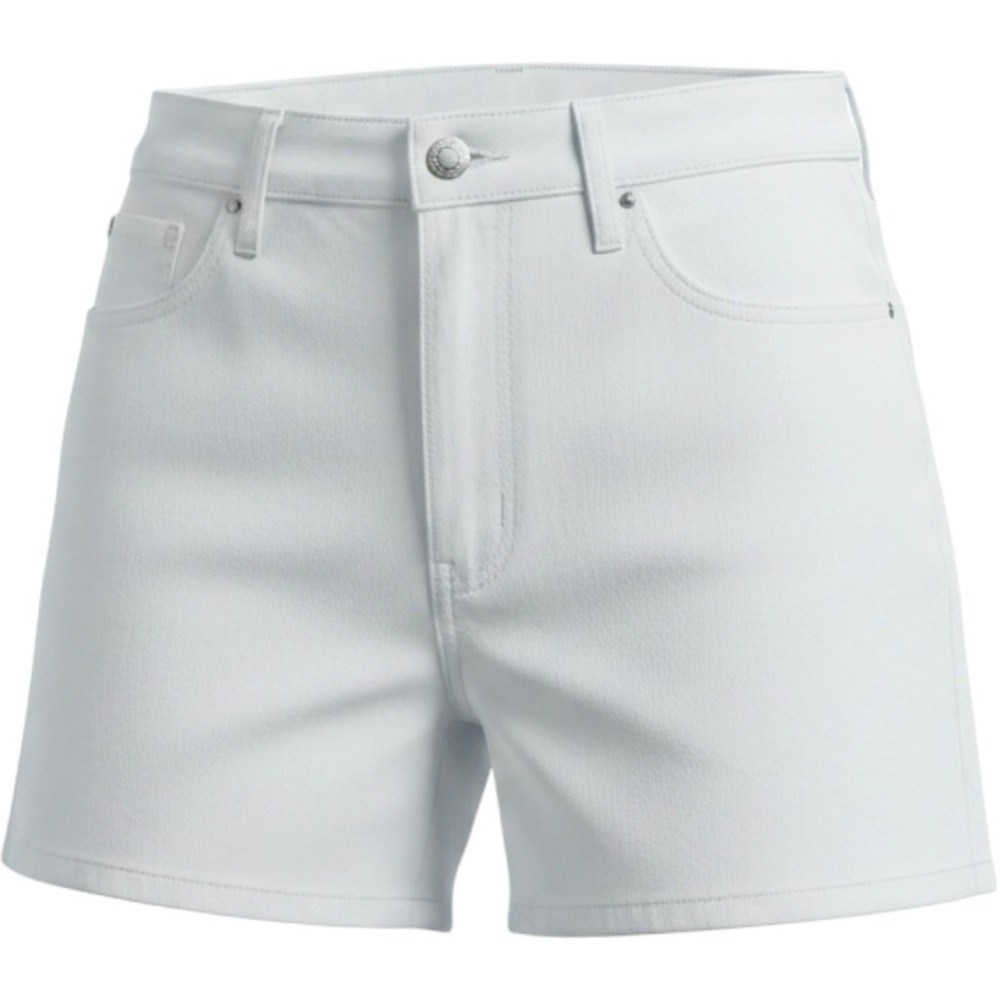 Rebecca Minkoff White Denim Shorts - Clean High Waist